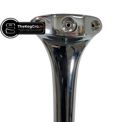Metal Tower - 3 Tap Font - Chrome - TheKegCru.ie