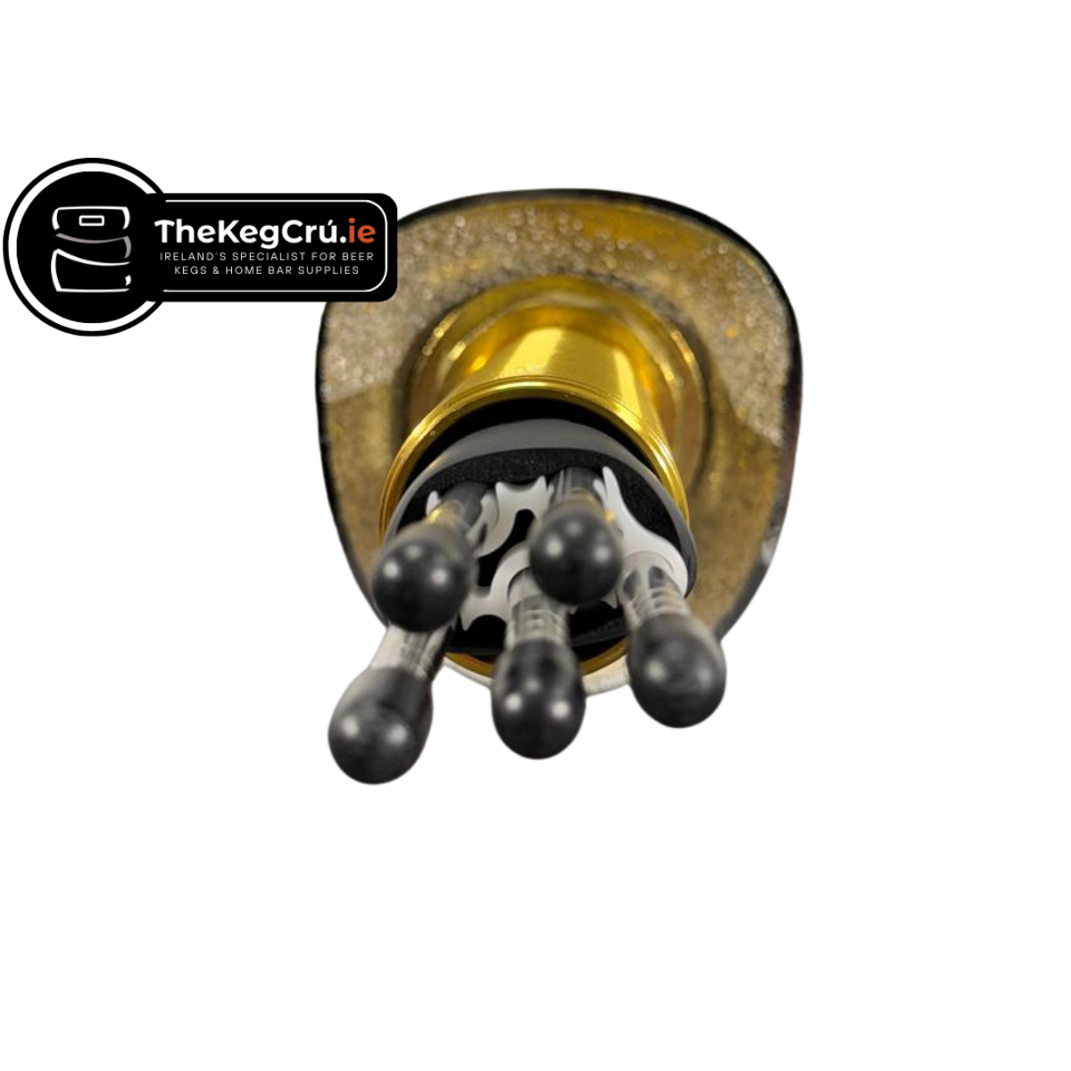 Metal Tower - 3 Tap Font - Chrome - TheKegCru.ie