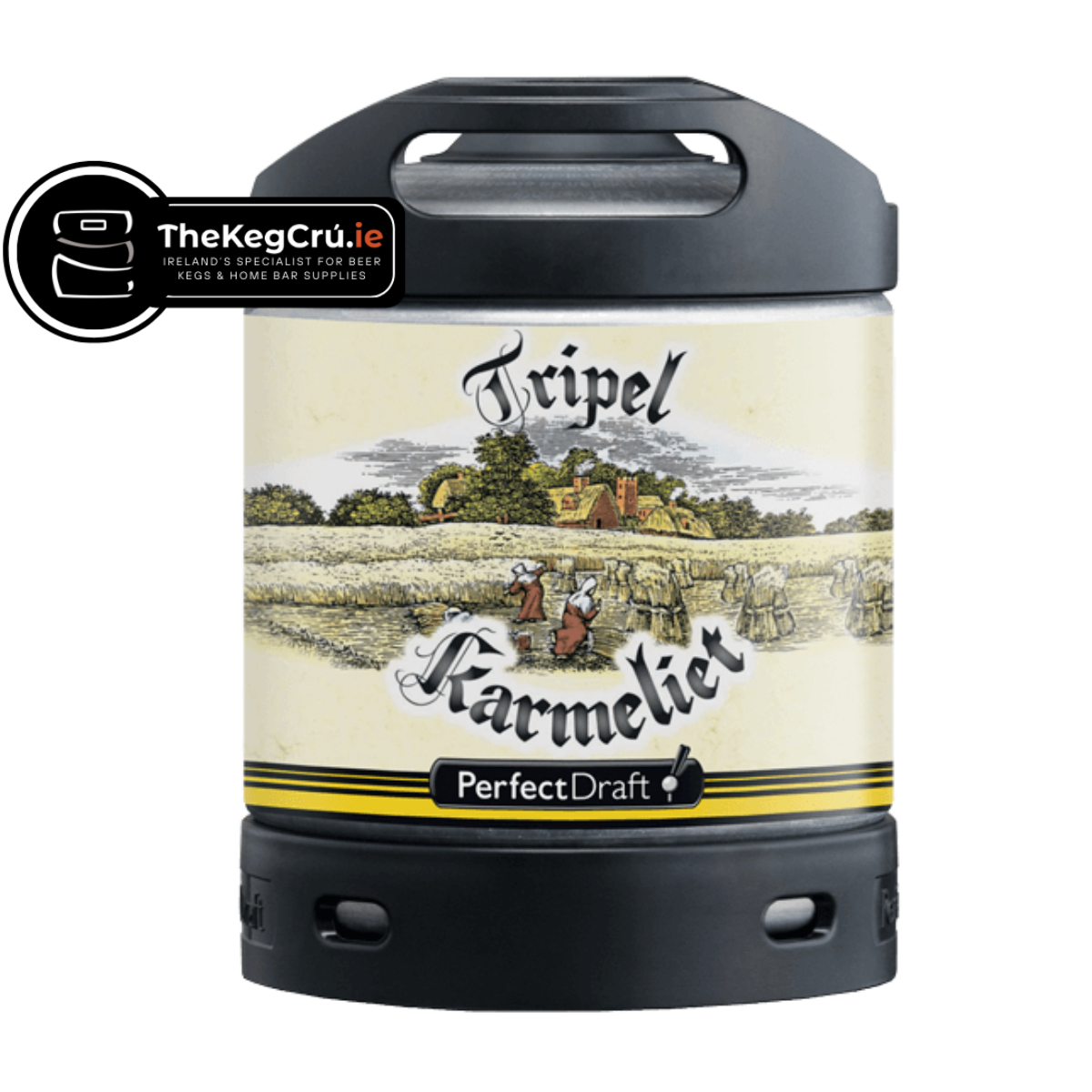 Tripel Karmeliet PerfectDraft Keg - Belgian Tripel - 8% ABV - 6L PerfectDraft Keg - TheKegCru.ie