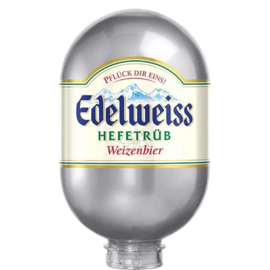 Edelweiss Hefetrüb Original Blade Keg -Hefeweizen – 5.3% ABV - 8L Blade Keg