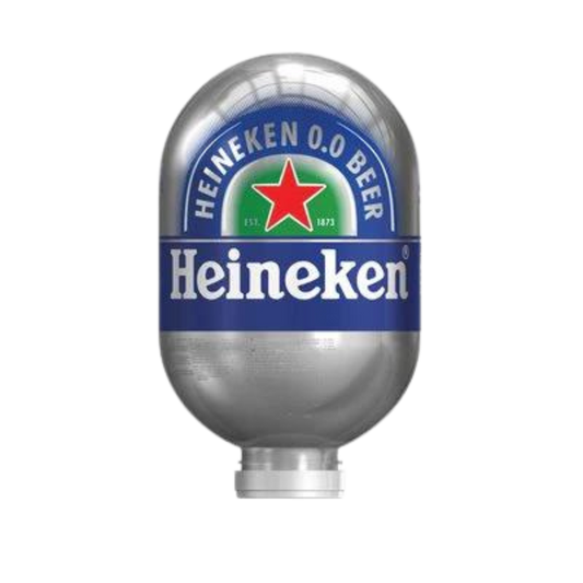 Heineken 0.0 Blade Keg - Non Alcoholic Lager – 0.0% ABV - 8L Blade Keg