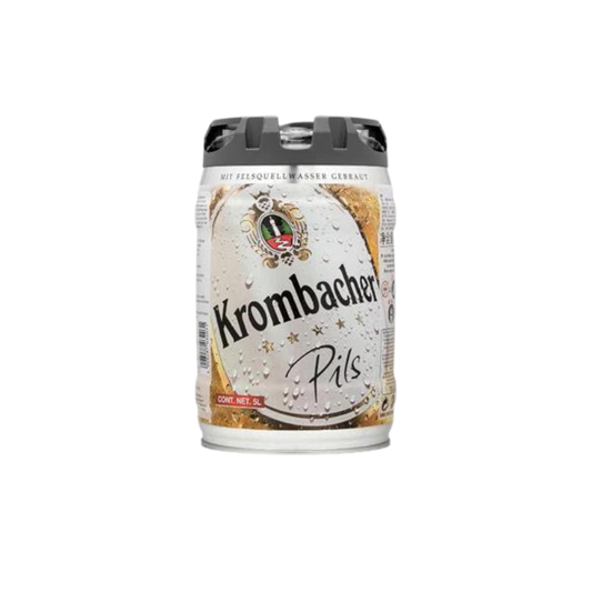 Krombacher Pils -Lager - 4.8% ABV - Fresh 5L Keg
