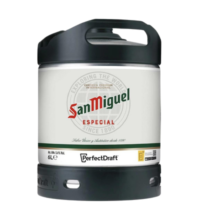 San Miguel PerfectDraft Keg - Lager - 5.4% 6L PerfectDraft Keg - TheKegCru.ie