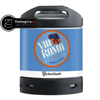 Via Roma PerfectDraft Keg – Lager – 4.5% ABV - 6L PerfectDraft Keg - TheKegCru.ie