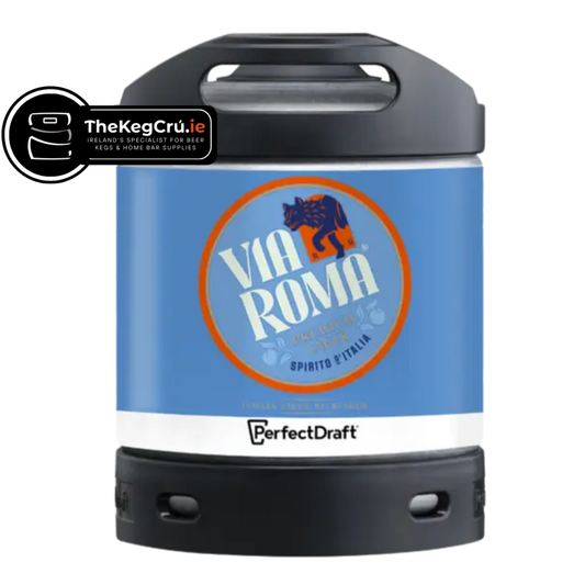 Via Roma PerfectDraft Keg – Lager – 4.5% ABV - 6L PerfectDraft Keg - TheKegCru.ie