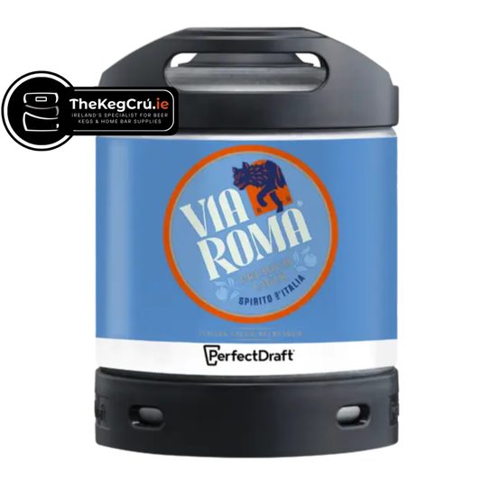 Via Roma PerfectDraft Keg – Lager – 4.5% ABV - 6L PerfectDraft Keg - TheKegCru.ie