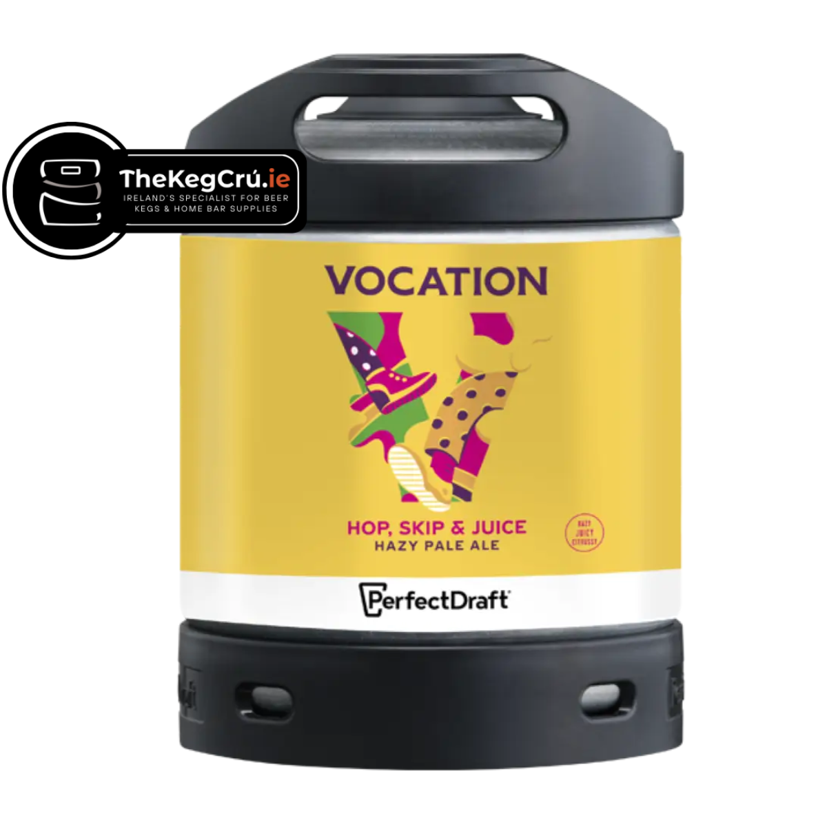 PerfectDraft - Vocation Hop Skip & Juice - Pale Ale – 5.7% ABV - 6L PerfectDraft Keg - TheKegCru.ie