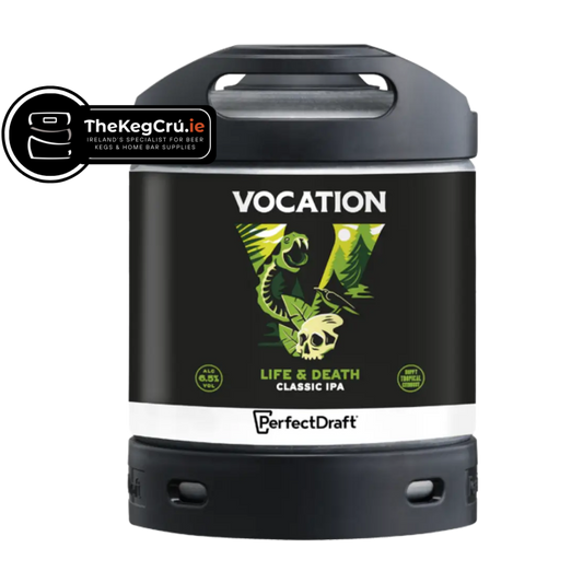 Vocation Life & Death PerfectDraft Keg - IPA – 6.5% ABV - 6L PerfectDraft Keg - TheKegCru.ie