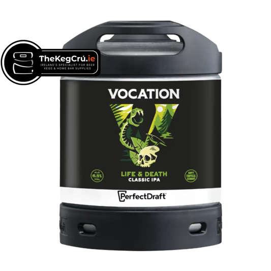 Vocation Life & Death PerfectDraft Keg - IPA – 6.5% ABV - 6L PerfectDraft Keg - TheKegCru.ie
