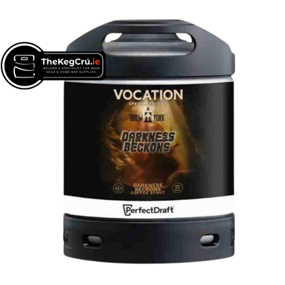 PerfectDraft - Vocation X Brew York Darkness Beckons - Stout – 4.9% ABV - 6L PerfectDraft Keg - TheKegCru.ie