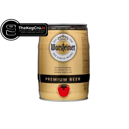 Warsteiner Premium Beer - Lager- 4.8% ABV - 5L Keg - TheKegCru.ie