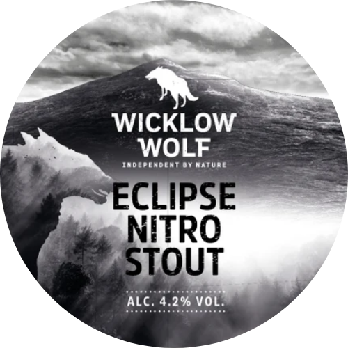 Wicklow Wolf - Eclipse Nitro Stout - 4.2% ABV - 30L Stainless Steel Keg - WicklowWolfEclipseNitroStout