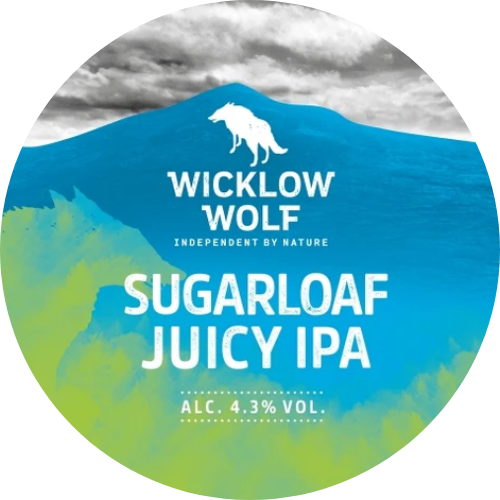 Wicklow Wolf - SugarLoaf Juicy IPA - 4.3% ABV - 30L Stainless Steel Keg - WicklowWolfSugarloafJuictIPA