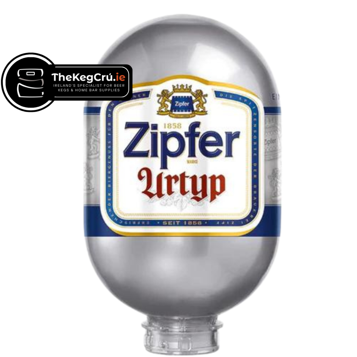 Zipfer Urtyp Blade Keg – Lager – 5.4% ABV - 8L Blade Keg - TheKegCru.ie