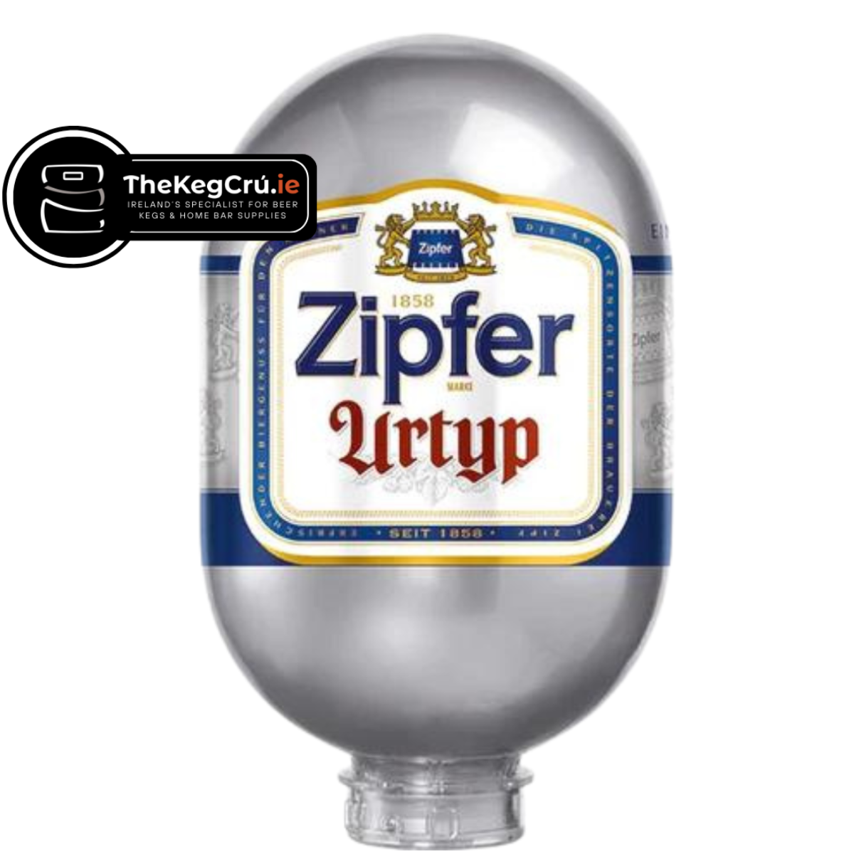 Zipfer Urtyp Blade Keg – Lager – 5.4% ABV - 8L Blade Keg - TheKegCru.ie