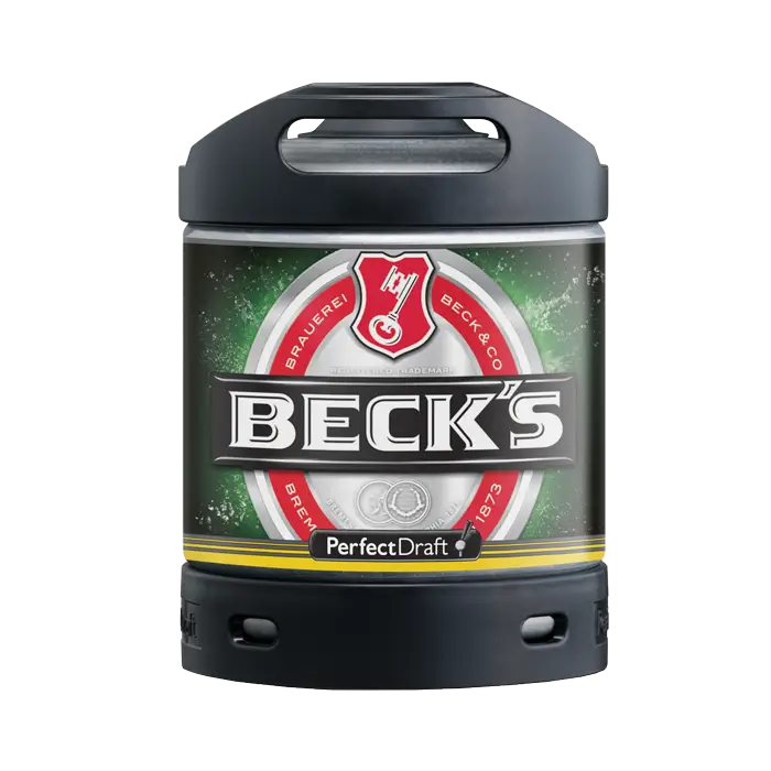 Becks PerfectDraft Keg – Lager – 4.9% ABV - 6L PerfectDraft Keg - TheKegCru.ie