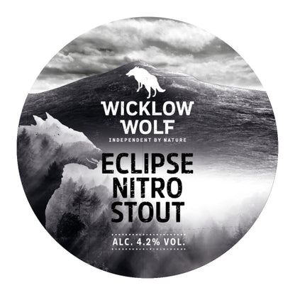 Wicklow Wolf - Eclipse Nitro Stout - 4.2% ABV - 30L Stainless Steel Keg - TheKegCru.ie