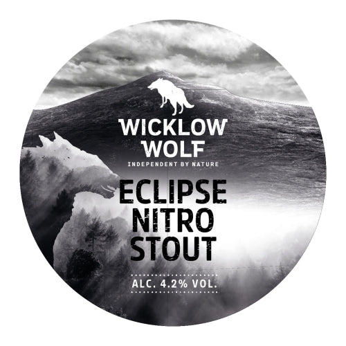 Wicklow Wolf - Eclipse Nitro Stout - 4.2% ABV - 30L Stainless Steel Keg - TheKegCru.ie