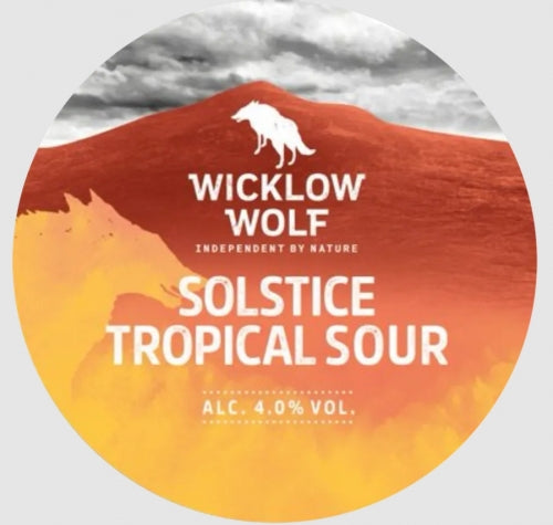 Wicklow Wolf - Solstice - Mango, Peach & Apricot sour- 4.2% ABV - 30L Stainless Steel Keg - TheKegCru.ie