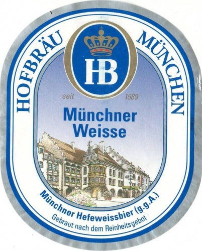 Hofbrau Muncher Weisse  - Weissbier - 5.1% ABV - 30L Stainless Steel Keg