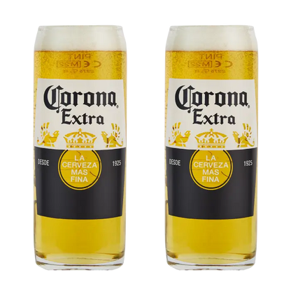 PerfectDraft Corona Extra Twin Pint Glass Pack - TheKegCru.ie