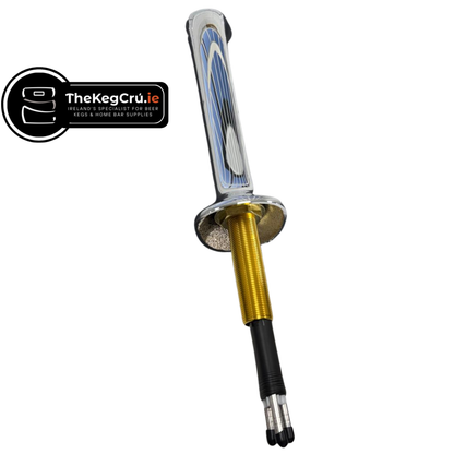 Metal Tower - Double Font - Chrome - TheKegCru.ie