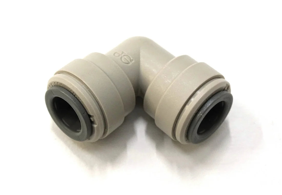 Elbow Connector - 1/2" Push Fit to 3/8" Push Fit - TheKegCru.ie