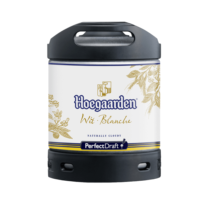 Hoegaarden Wit Blanche PerfectDraft Keg – Wheat Beer – 4.9% ABV - 6L PerfectDraft Keg - TheKegCru.ie