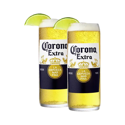 PerfectDraft Corona Extra Twin Pint Glass Pack - TheKegCru.ie