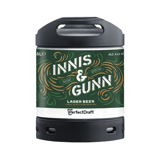 Innis & Gunn Lager PerfectDraft Keg - Lager - 4.6% ABV - 6L PerfectDraft Keg