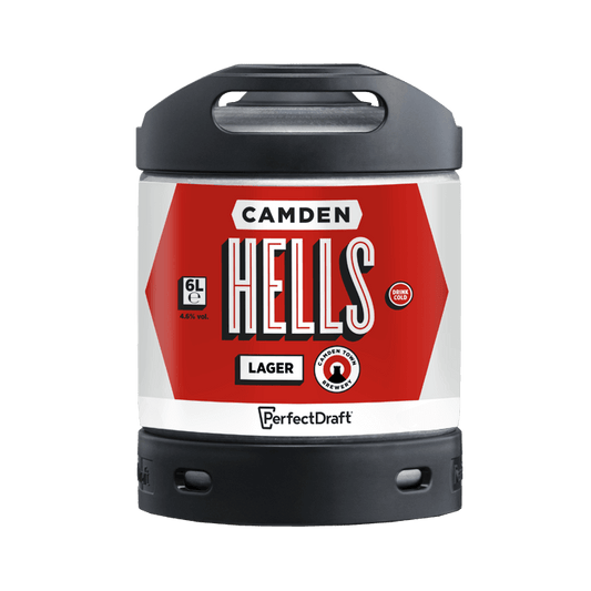 Camden Hells PerfectDraft Keg – Lager – 4.6% ABV - 6L PerfectDraft Keg