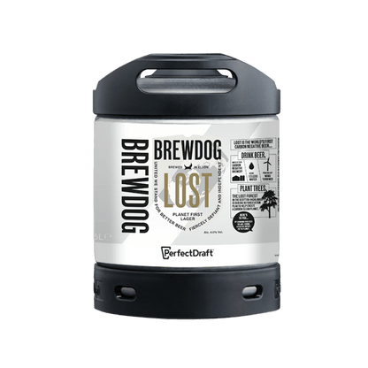 BrewDog Lost Lager PerfectDraft Keg - Lager – 4.5% ABV - 6L PerfectDraft Keg - TheKegCru.ie