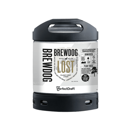 BrewDog Lost Lager PerfectDraft Keg - Lager – 4.5% ABV - 6L PerfectDraft Keg