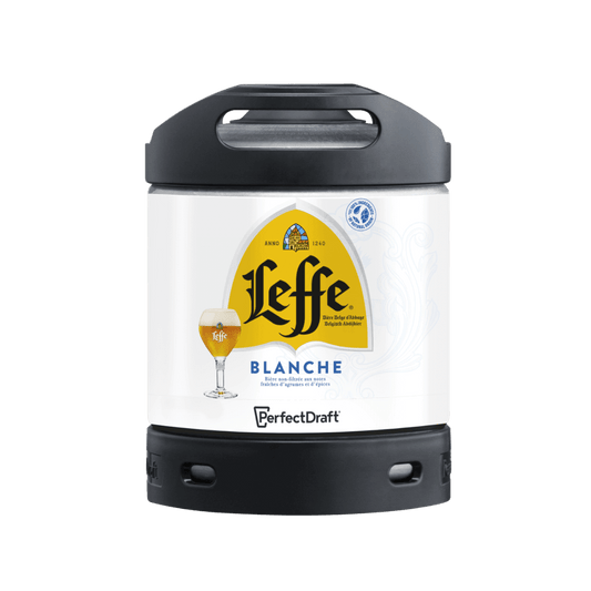 Leffe Blanche PerfectDraft Keg - Witbier – 5.7% ABV - 6L PerfectDraft Keg - TheKegCru.ie