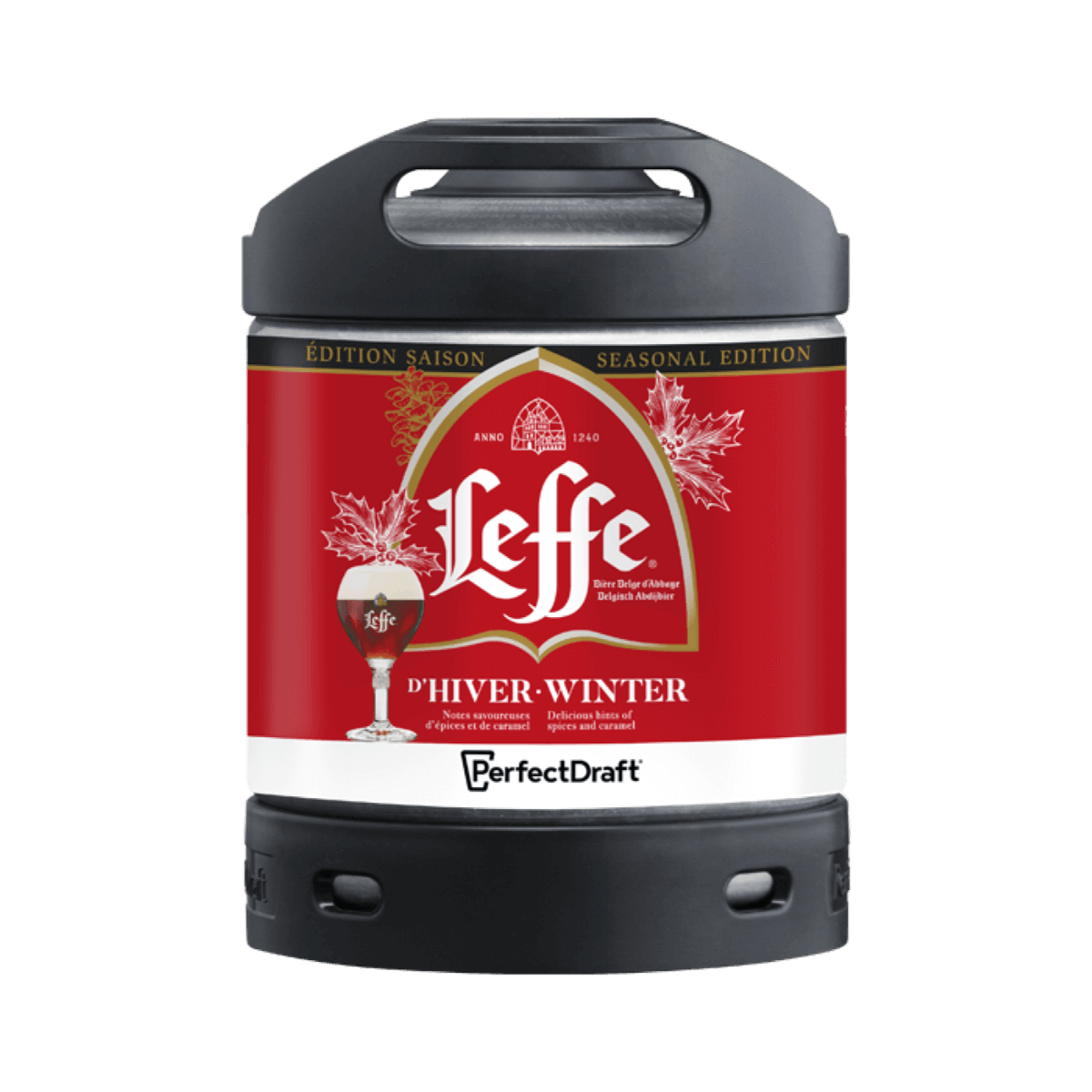 Leffe Winter PerfectDraft Keg – Winter Ale – 6.6% ABV - 6L PerfectDraft Keg - TheKegCru.ie