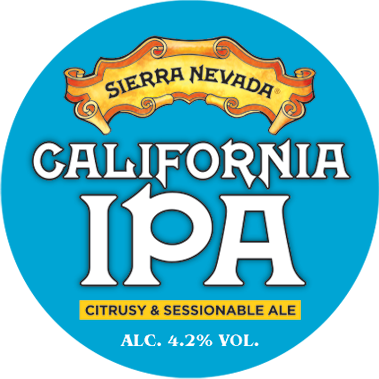 Sierra Nevada - California IPA- 4.2% ABV - 30L Keg (53 Pints) - Stainless Steel Keg - TheKegCru.ie