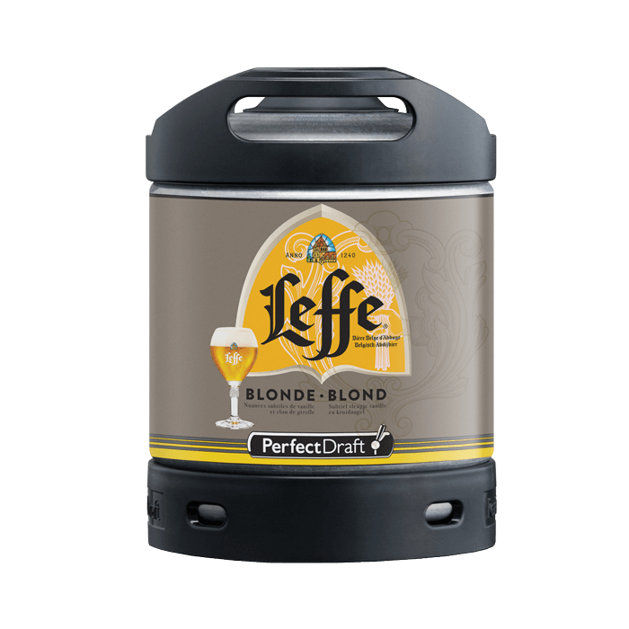 Leffe Blonde PerfectDraft Keg – Blonde Ale – 6.0% ABV - 6L PerfectDraft Keg - TheKegCru.ie