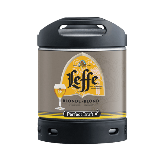 Leffe Blonde PerfectDraft Keg – Blonde Ale – 6.0% ABV - 6L PerfectDraft Keg - TheKegCru.ie