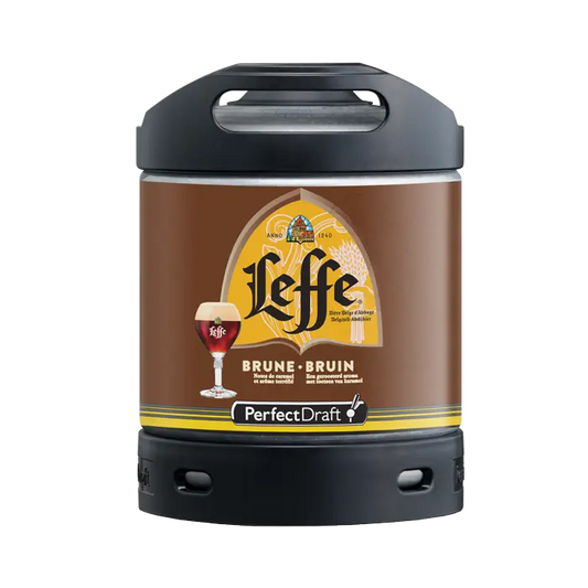 Leffe Brune PerfectDraft Keg – Brown Ale – 6.5% ABV - 6L PerfectDraft Keg - TheKegCru.ie