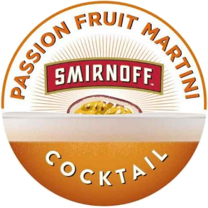 Passion Fruit Martini - Smirnoff - 10% ABV - 10L Cocktail Pouch - TheKegCru.ie