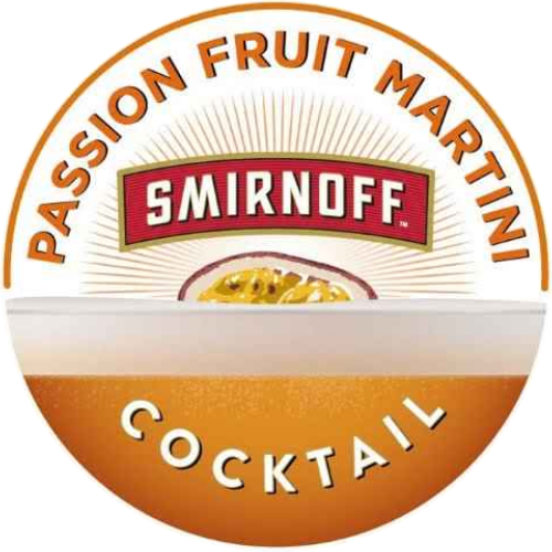 Passion Fruit Martini - Smirnoff - 10% ABV - 10L Cocktail Pouch - TheKegCru.ie