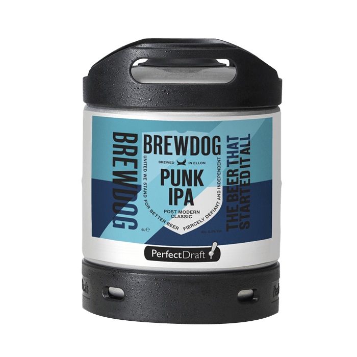 BrewDog Punk IPA PerfectDraft Keg – IPA – 5.4% ABV - 6L PerfectDraft Keg