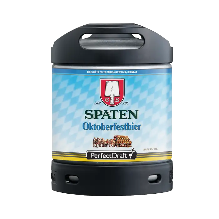 Spaten Oktoberfestbier PerfectDraft Keg - Lager - 5.9% ABV - 6L Perfect Draft Keg - TheKegCru.ie