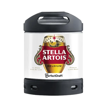 Stella Artois PerfectDraft Keg – Lager – 5% ABV - 6L PerfectDraft Keg - TheKegCru.ie