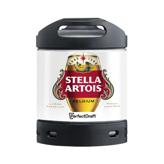 Stella Artois PerfectDraft Keg – Lager – 5% ABV - 6L PerfectDraft Keg - TheKegCru.ie