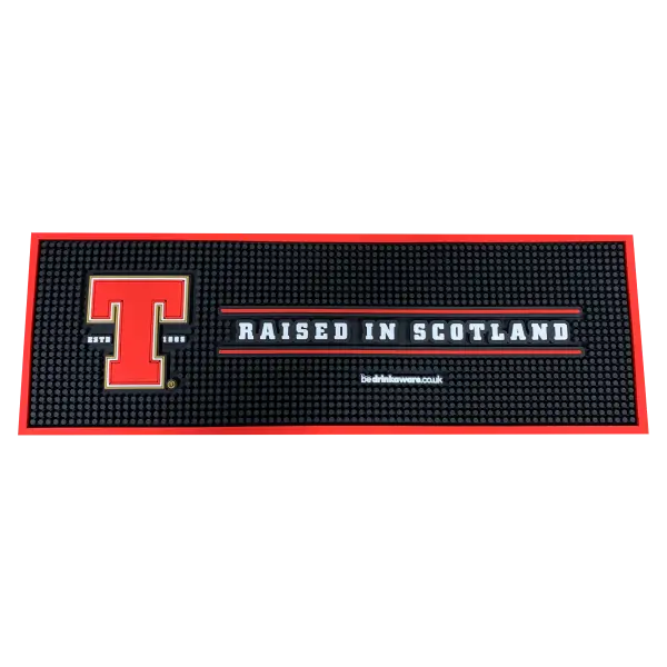 Tennent's Raised In Scotland Felt Bar Runner - TheKegCru.ie