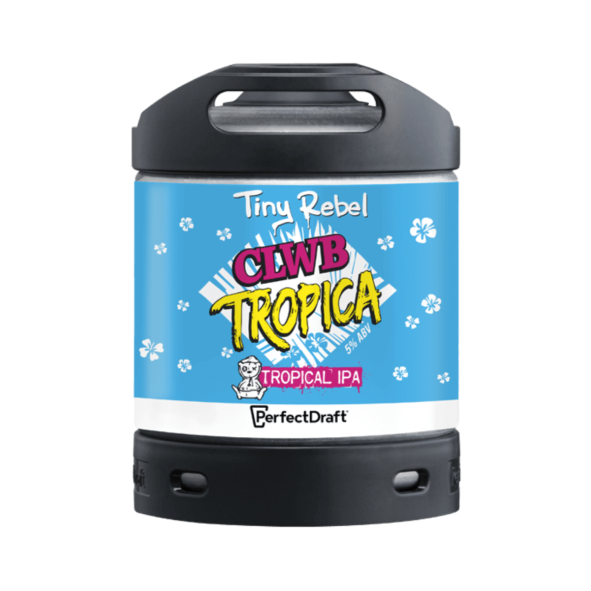 Tiny Rebel Clwb Tropica PerfectDraft Keg - Tropical IPA - 5% ABV - 6L PerfectDraft Keg - TheKegCru.ie