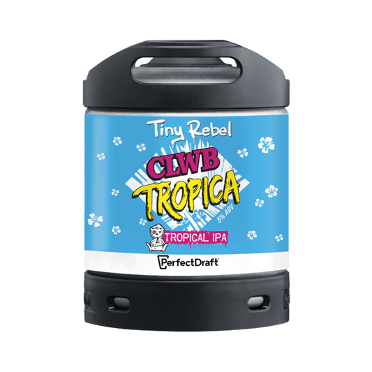 Tiny Rebel Clwb Tropica PerfectDraft Keg- Tropical IPA - 5% ABV - 6L PerfectDraft Keg