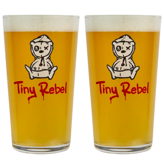 PerfectDraft Tiny Rebel Twin Pint Glass Pack - TheKegCru.ie