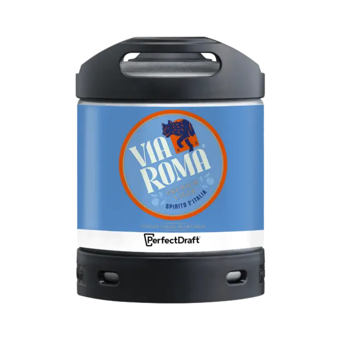 Via Roma PerfectDraft Keg – Lager – 4.5% ABV – TheKegCru.ie